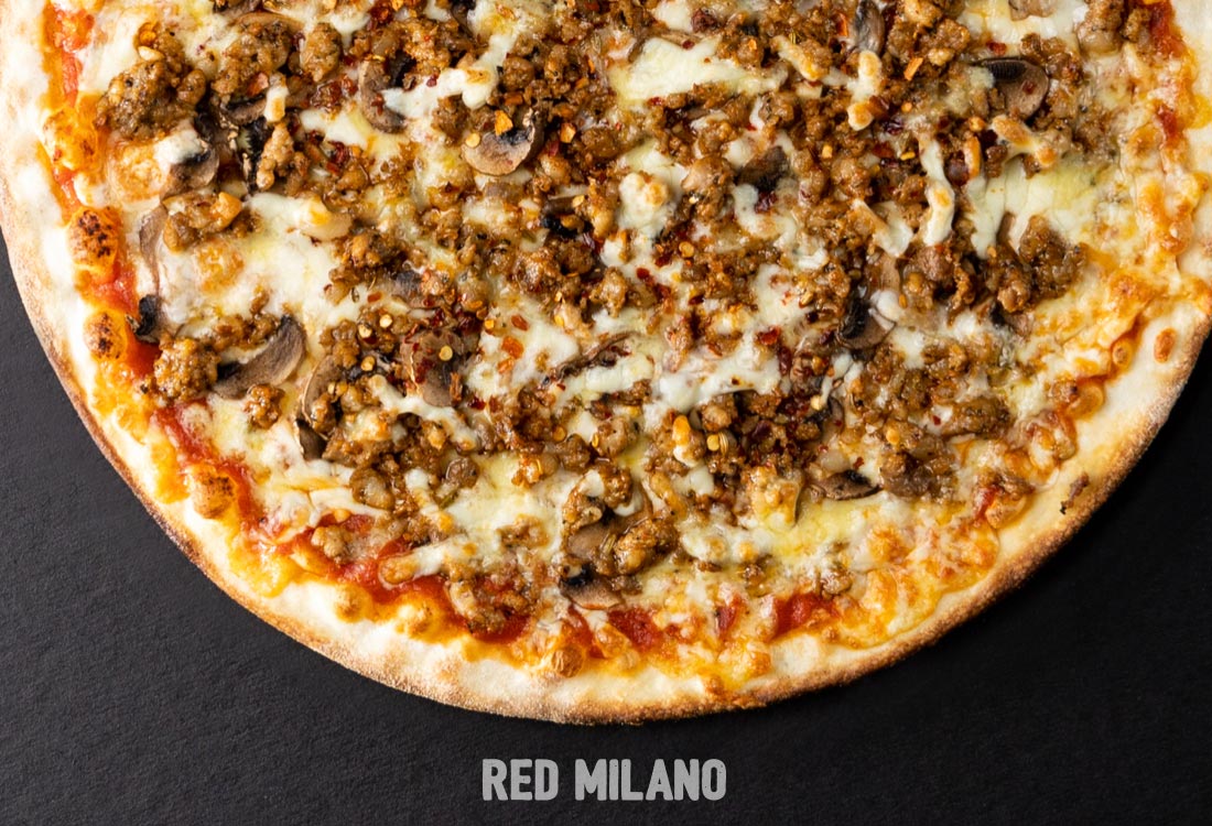 red milano pizza